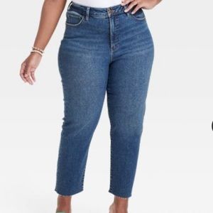 New without tags. Women's High-Rise Cropped Slim Straight Jeans Ava & Viv